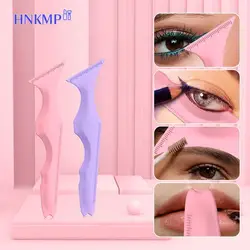 1PC Resusable Silicone Eyeliner Ruler Multi-Functional Eye Makeup Auxiliary Eyeliner Tools