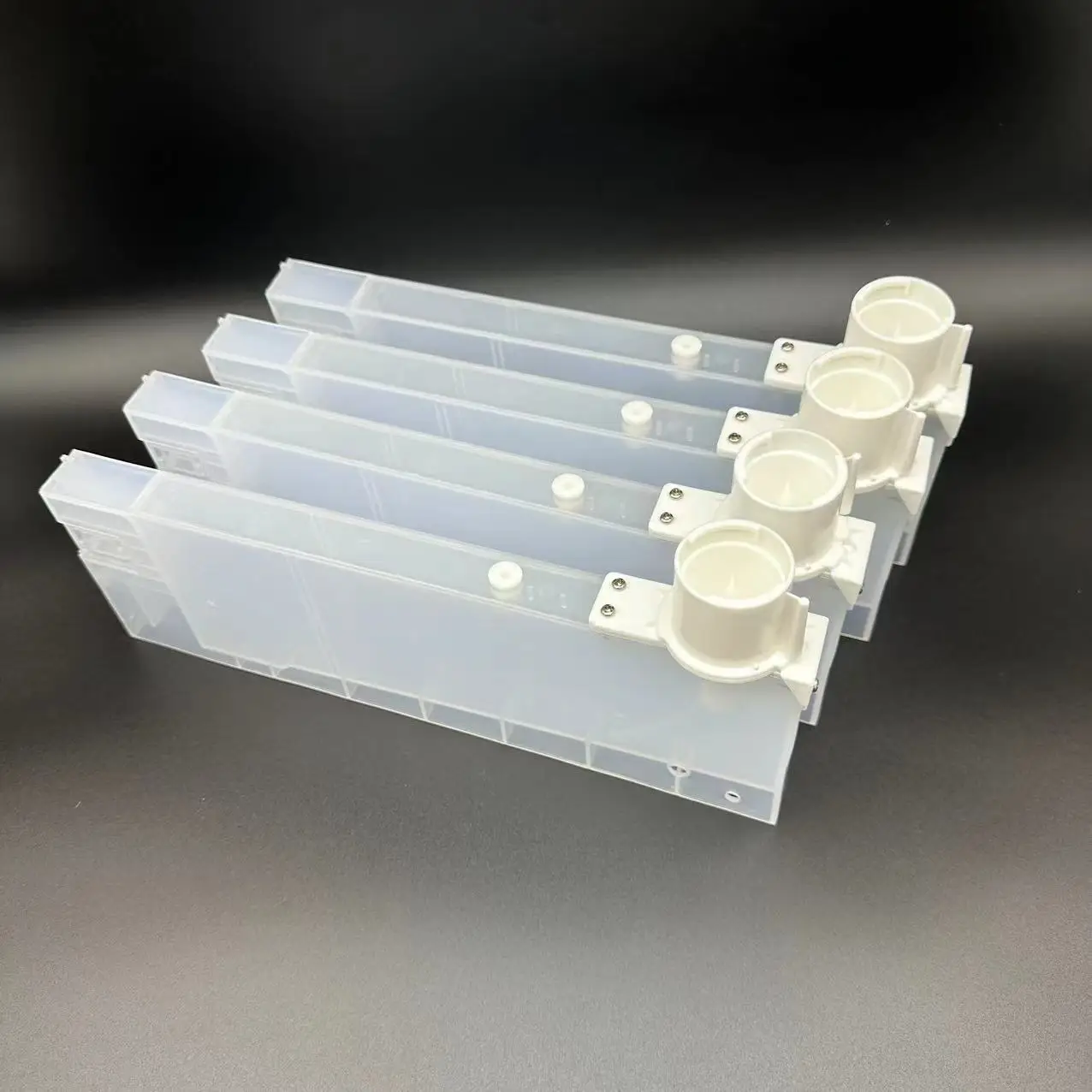 4pcs Galaxy Ink Cartridge Tank 440ml 220ml Continuous Ink Supply System Refillable Cartridge For Gongzheng Infiniti Solvent