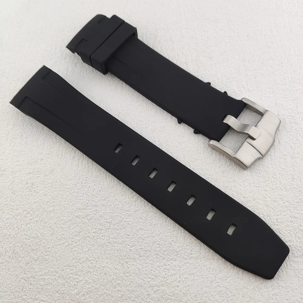 Premium Rubber Watch Strap 22mm Replacement Bracelet - Durable and Comfortable Watch Accessory