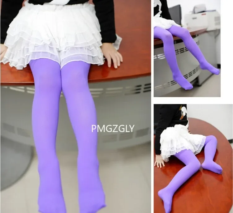 children tights baby girls kids cute velvet pantyhose stockings for girl dance tights Spring/autumn candy color Tights