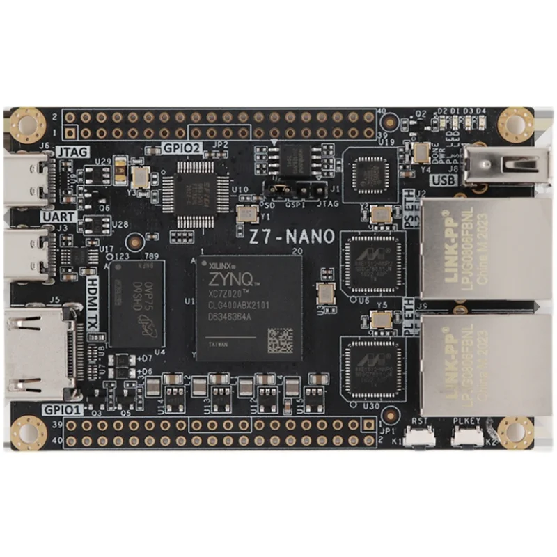 Scheda Di Sviluppo Fpga Scheda Centrale Zynq Xilinx 7020 70107000 Doppia Porta Di Rete Z7-Nano