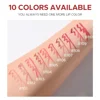 BEAUTY GLAZED 2 Pcs  Lip Liner Set Long Lasting Waterproof Lipliner Matte Velvet Lipstick Pen Lip Makeup Cosmetic Smudgeproof 6