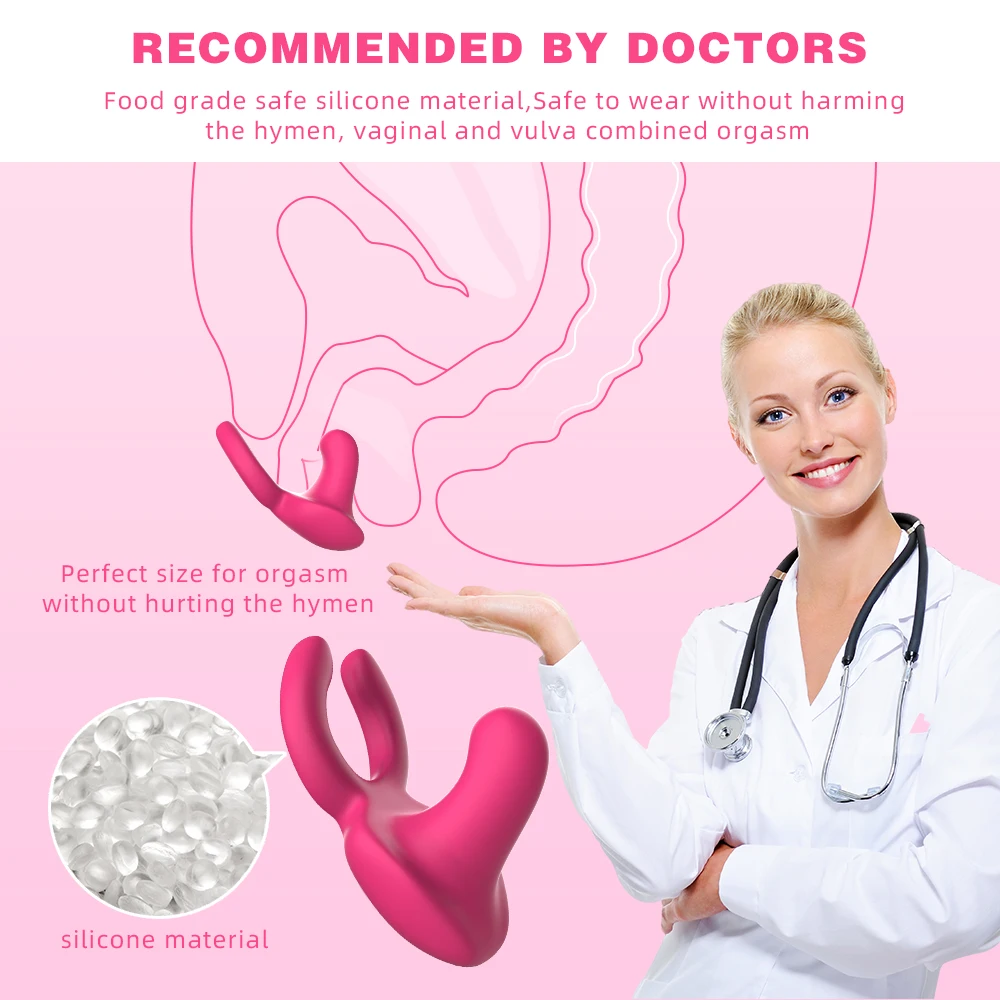 Female Wearable Vaginal Massage Vibrator Clitoral G-spot Stimulation Massager Three Motor Vibration Sex Shop for Women Adult Toy