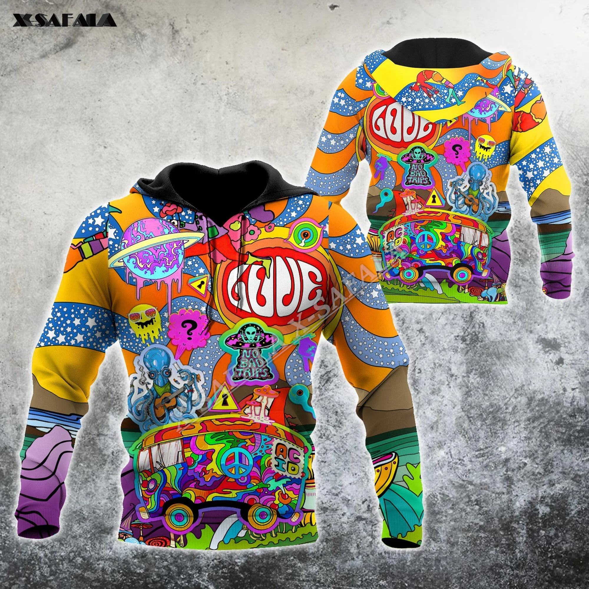 

Story Trippy Hippie Galaxy 3D Full Print Clothes Zipper Hoodie Men Pullover Sweatshirt Hooded Jersey Tracksuits Outwear