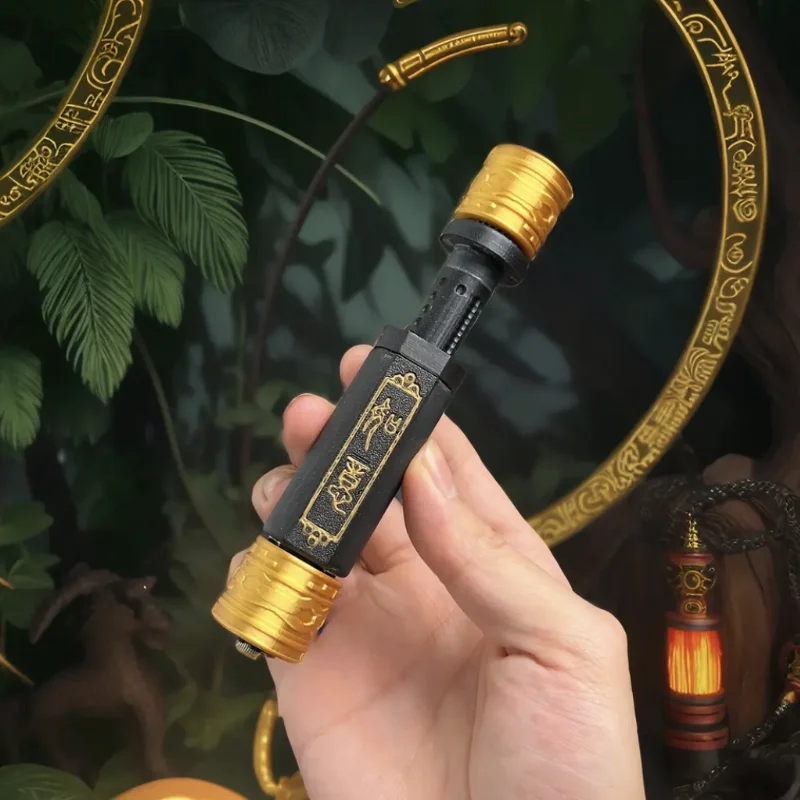 3D Print Black Myth Golden Cudgel Fidget Spinner Multi playability Slider Ratchet Gyro Rotating Push Block EDC Decompression Toy