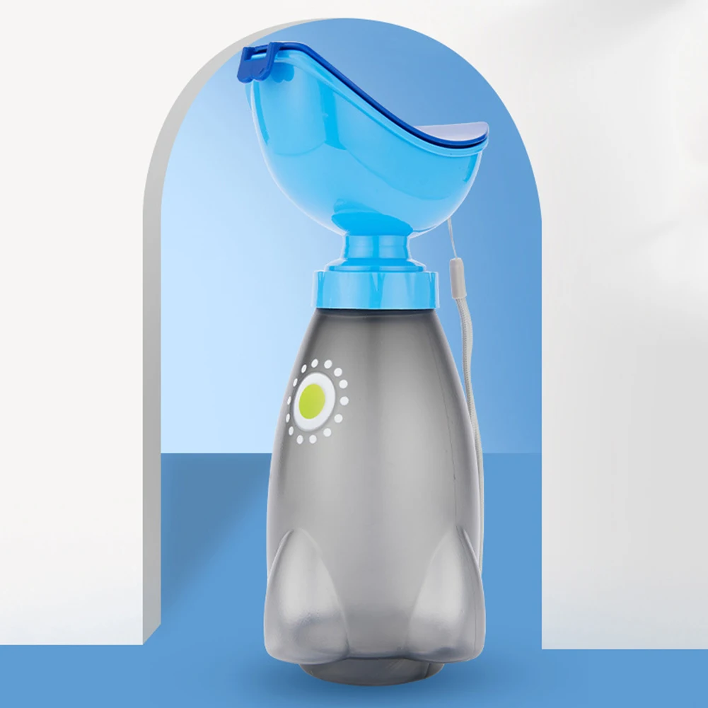 소변 소변 깔때기, 인체 공학적 디자인, 낙하 방지 요실금 병, 야외 캠핑 여행, 편리한 600ml