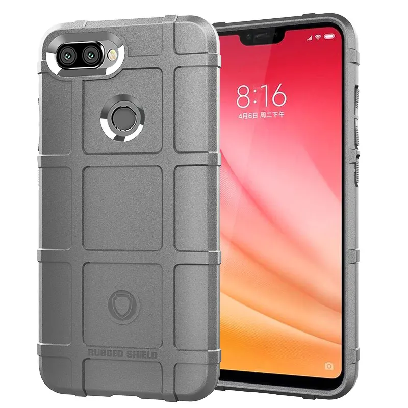 Armor Heavy Matte Shockproof Shield Case - Anti-Knock Soft Silicone Cover
