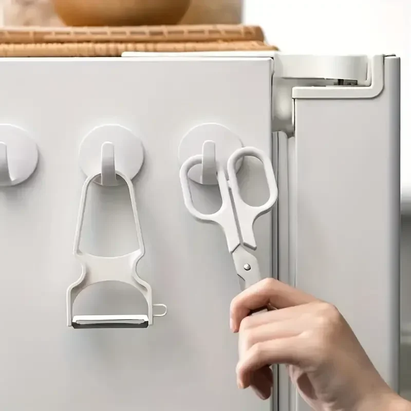 Description Picture 5 of item2Pcs Refrigerator Magnet Hook ,Waterproof Removable Wall Convenient Durable,Key ,Holder For Fridge Kitchen,Magnetic Organizers