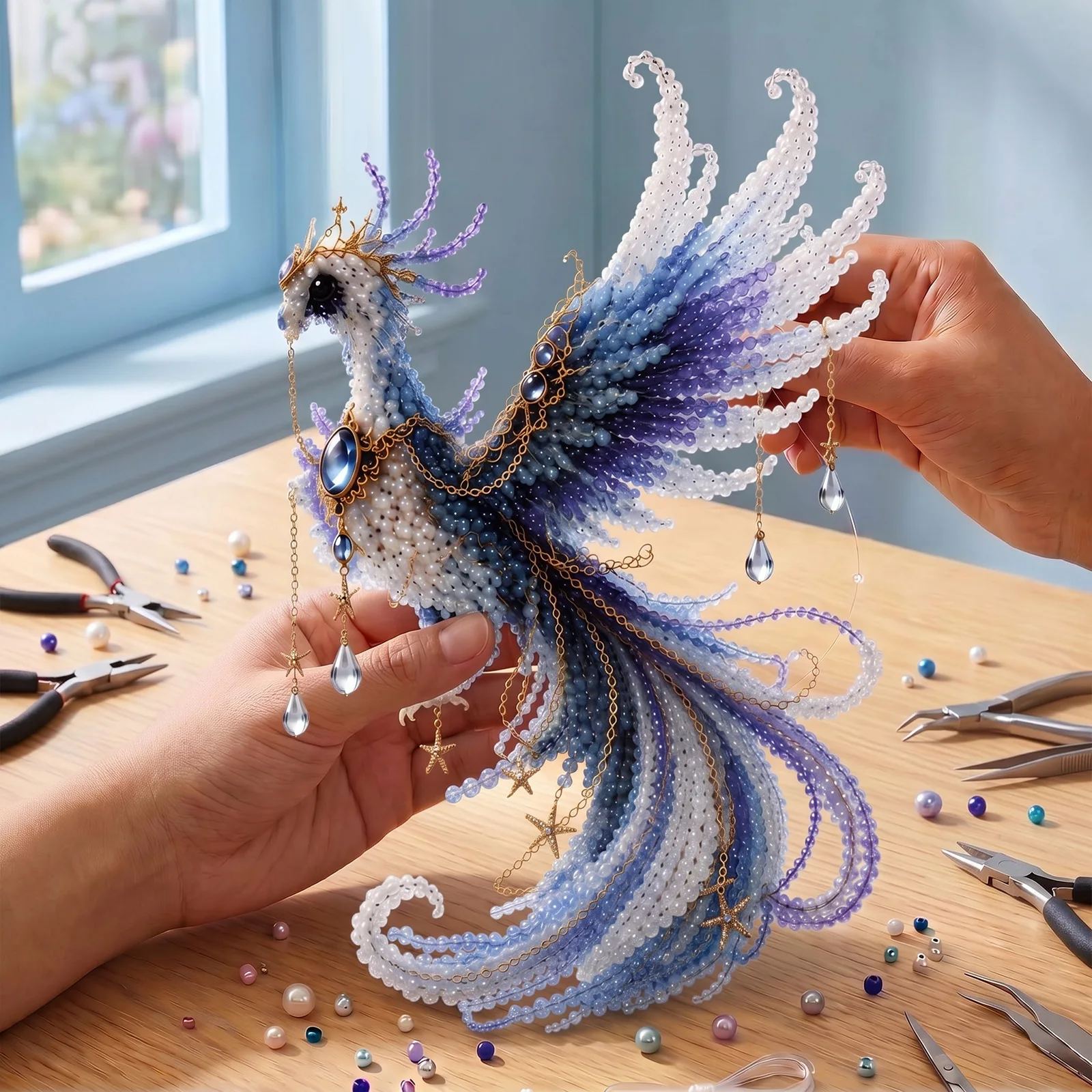 DIY 3D Bead Kit: Mini Ornament Hand Art & Crafts