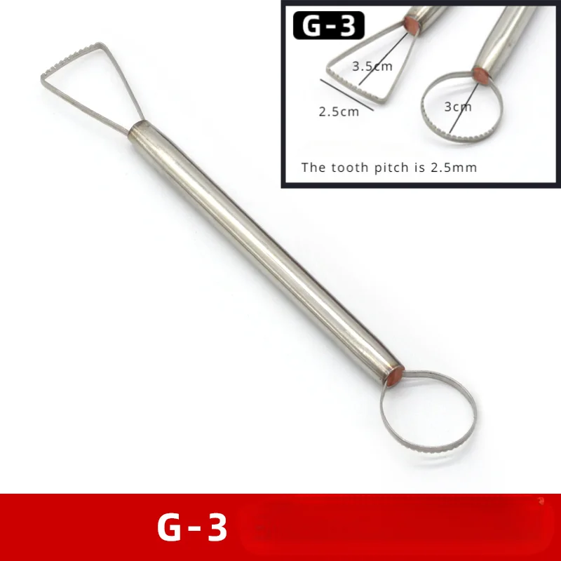 6 Pezzi Raschietti Per Ceramica E Argilla: Set Utensili Scultura In Plastica Arancione, Kit Fai Da Te Per Modellaggio