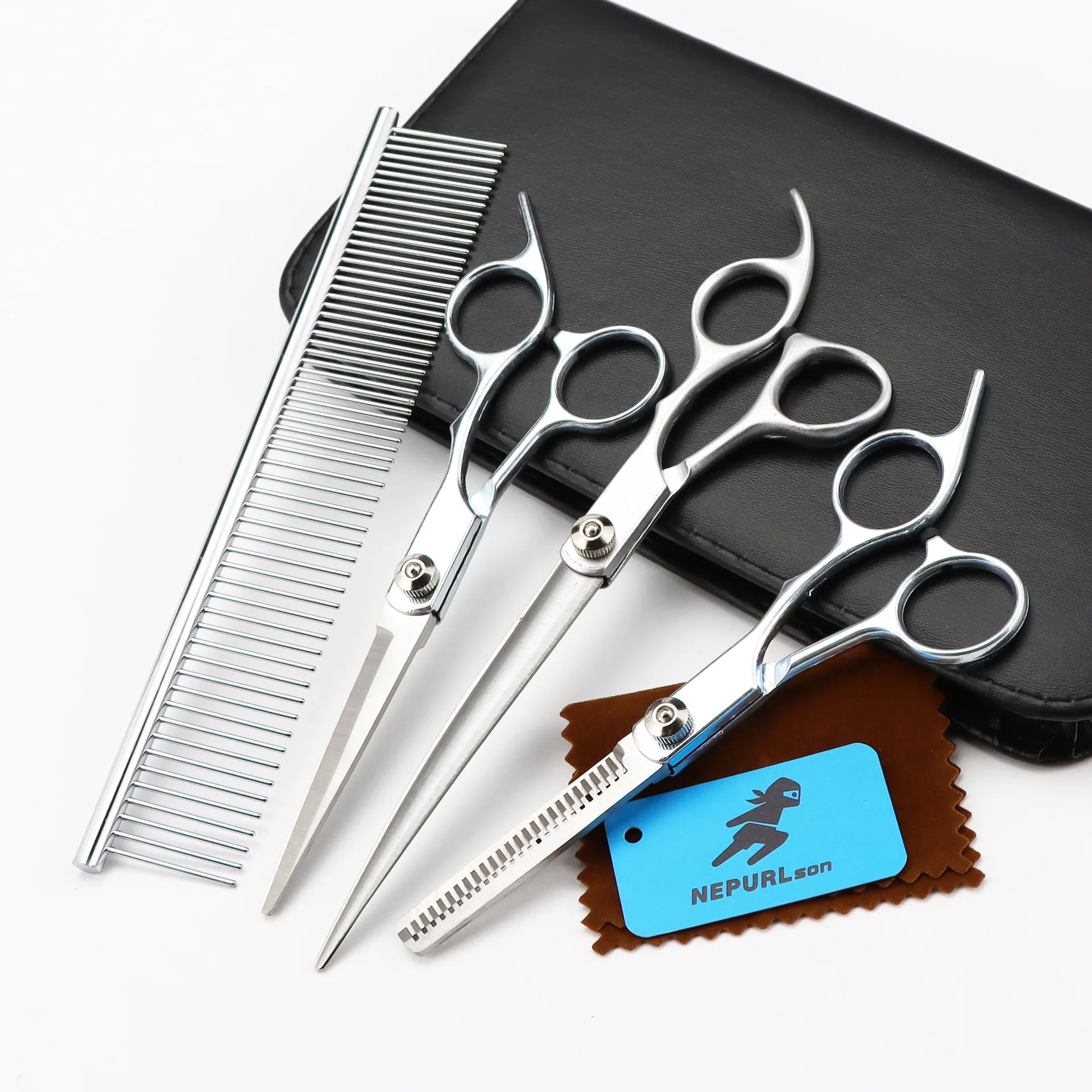 

7.0 Inch Pet suit hair trimming scissors Professional dog grooming Hair Salon Scissors Cut Barber Tools Haircut Thinning Shear