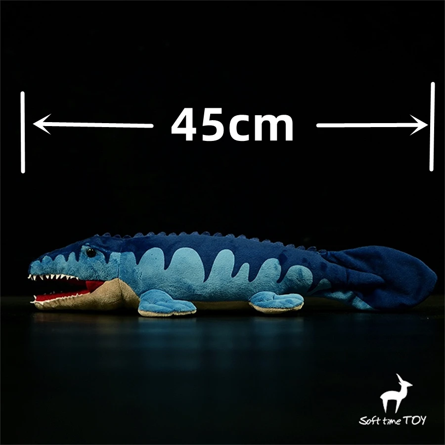 Mosasaur High Fidelity Anime Cute Jurassic Plushie Ocean Dinosaur