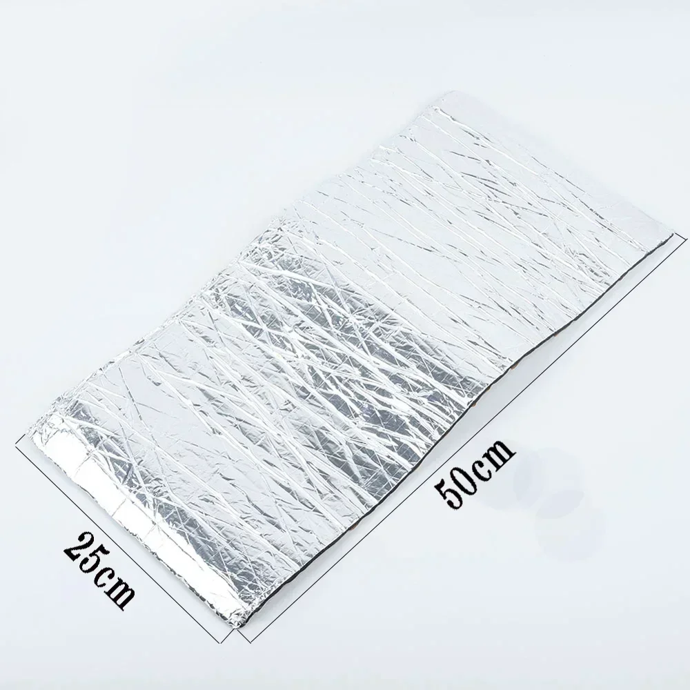 50x25cm 5mm Car Soundproof Deadening Mat Firewall Insulation Audio Noise Insulator Pad Sound Insulation Vibration Damping