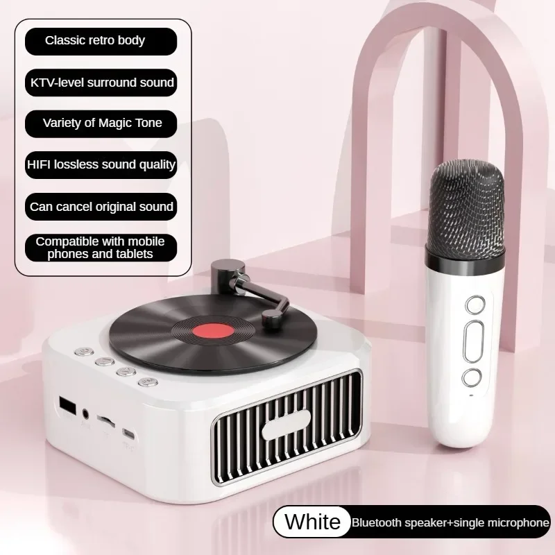 Mini Bluetooth Speaker Retro Mini Speaker Wireless High Sound Quality Subwoofer Audio 2