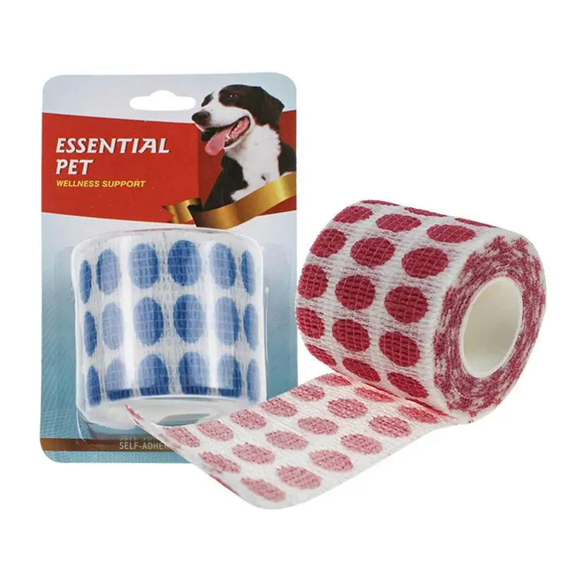 

Medical Elastic Bandage 4.5M Self-Adhesive Bandage Wrap Cat Bandage Leg Cover Protector Strap Pads For Cat Dog Accessories