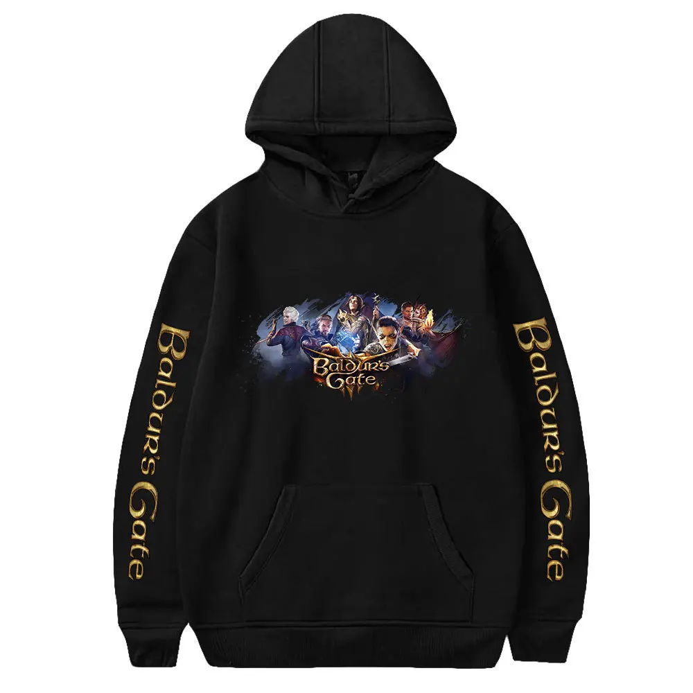 2023 New Baldur's gate3 Sweater 3D Print Loose Spring and Autumn Hooded Sweater Adult Hoodie Long Sleeve Sweater