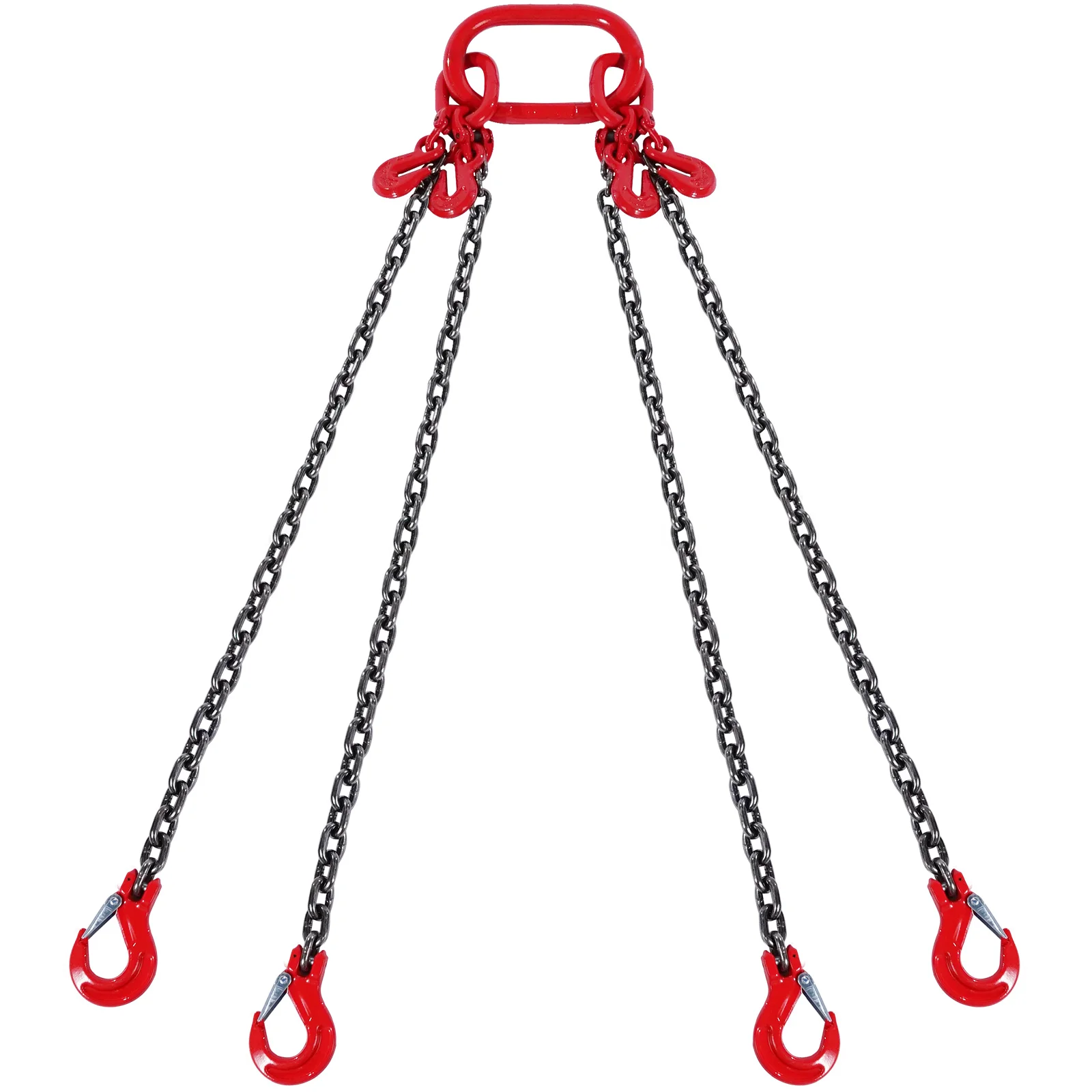 Steel Chain Sling Lifting Tool with Grab Hooks for Heavy Duty Lifting