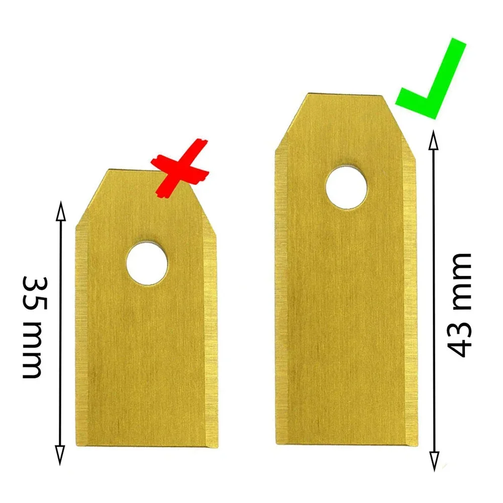 Lawn Mower Replacement Blade 9 Pc/18 Pc/30 Blade 43 Mm Long For Robotic Lawnmower Set