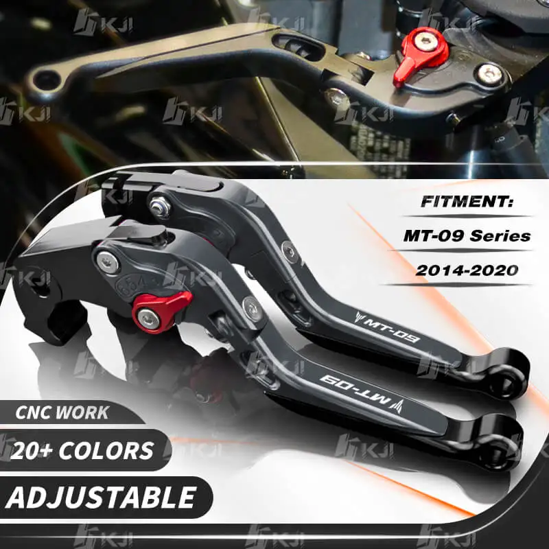 Bremskupplungshebel Yamaha FZ07 MT-07 MT-09 2006-2024 Alu Silber