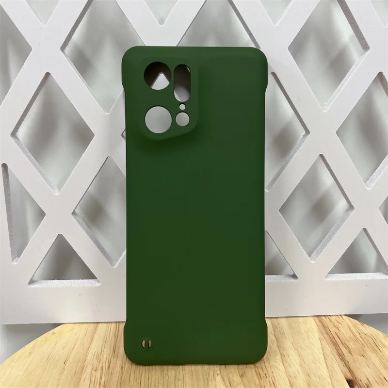 Bonbonfarbene, rahmenlose, matte Hülle für Oppo Find X5 FindX5 X3 X2 Pro 5G, schlanke, harte PC-stoßfeste Stoßstangenabdeckung_voghion.com