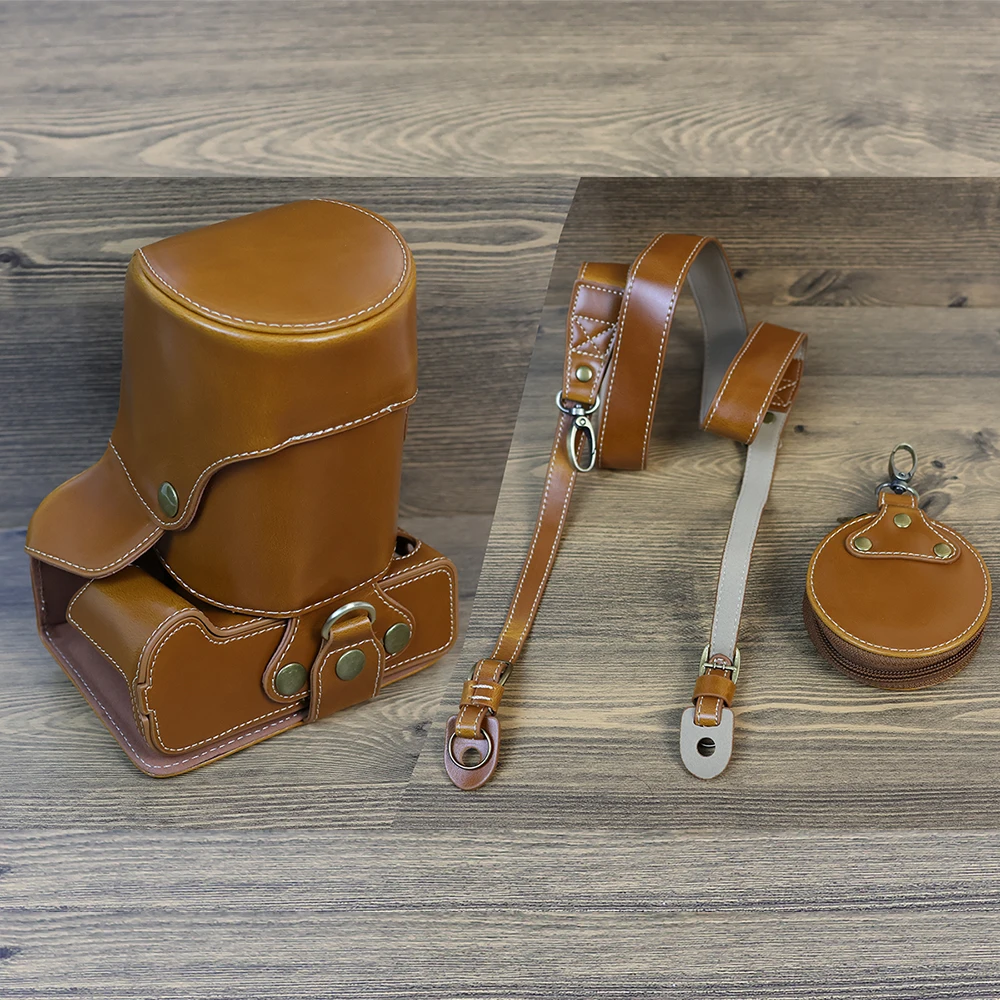 high quality PU Leather Case Camera bag cover for Fuji fujifilm X T4