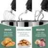 YR 4.5L Mini Chef Machine Noodle Machine Stand Kitchen Mixer Home Chef Machine Egg Beating and Noodle Mixing Machine 3