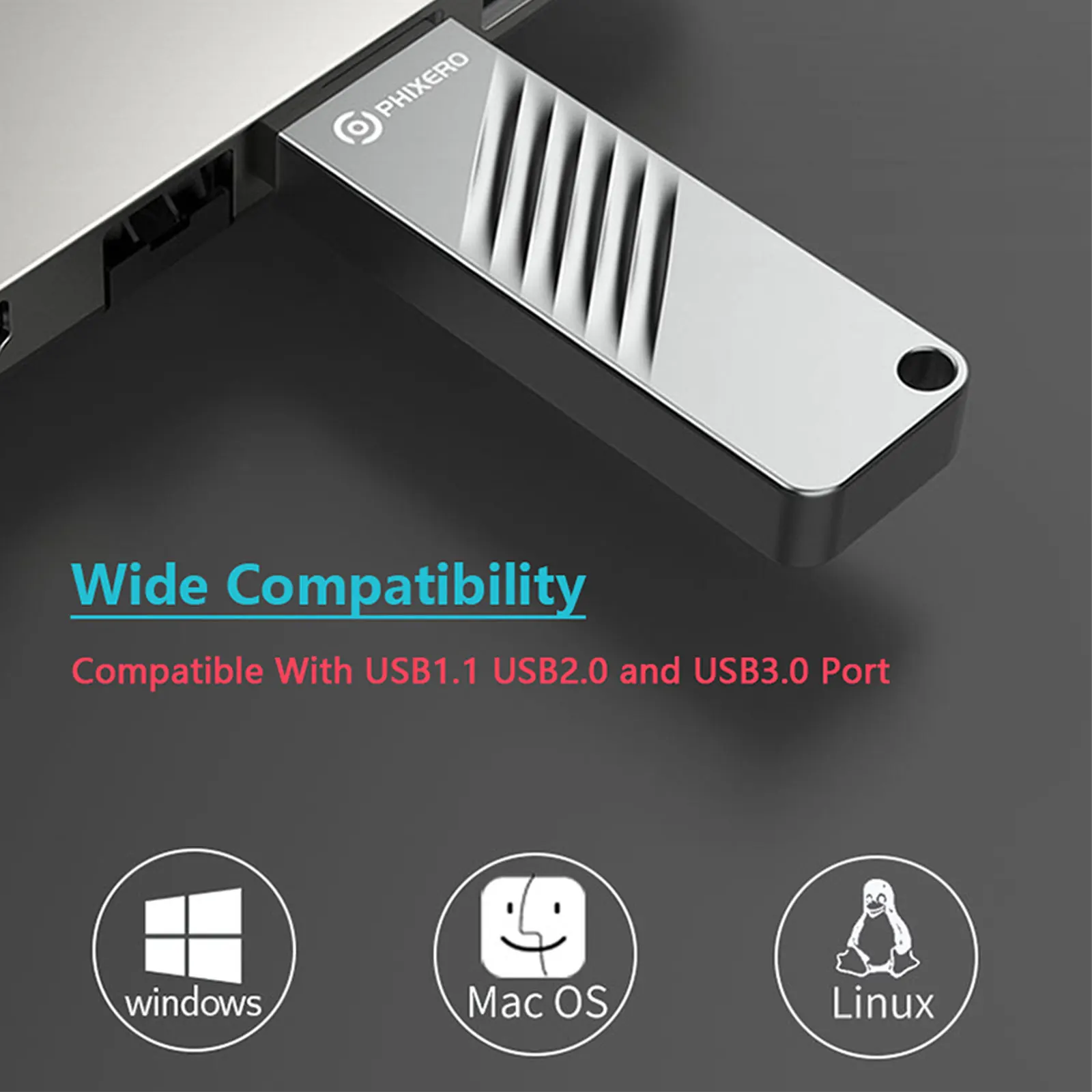 Phi޴ ̴ ָ Ʈ ũ USB 3.2 ÷ ̺ ƽ Pendrive, 128GB 256GB 512GB ޸   ̹ Ű 3.0