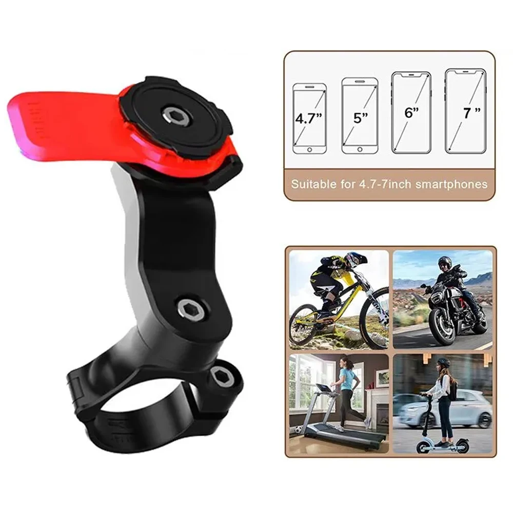 Bike Phone Holder Adjustable MTB Bike Bracket Universal Bicycle Phone Stand Handlebar Stem Support Rack