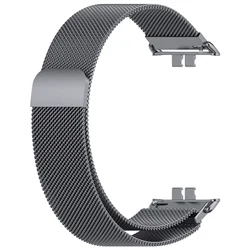 Stainless Steel Milanese Magnetic Mesh Loop Watchband Bracelet Strap (Titanium Grey)