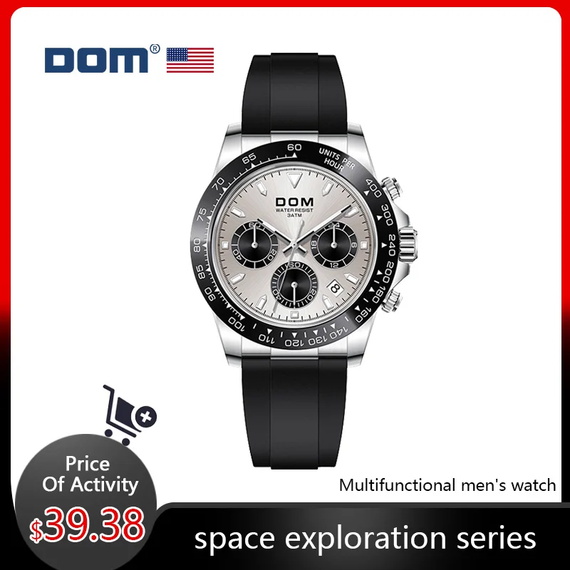 Multi function Quartz Watch Men Luxury Top Brand Automatic Date Wristwatch Stainless Steel Silica gel Waterproof Sport Chronogra personalized engraving bracelet type 1 diabetes stainless steel negative ion inlaid magnetite silica gel men s student bracelets