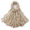 185*75 cm musulman Modal Hijab rayonne coton châles pour femmes mince plaine écharpe grande taille foulard islamique Turban bandeau