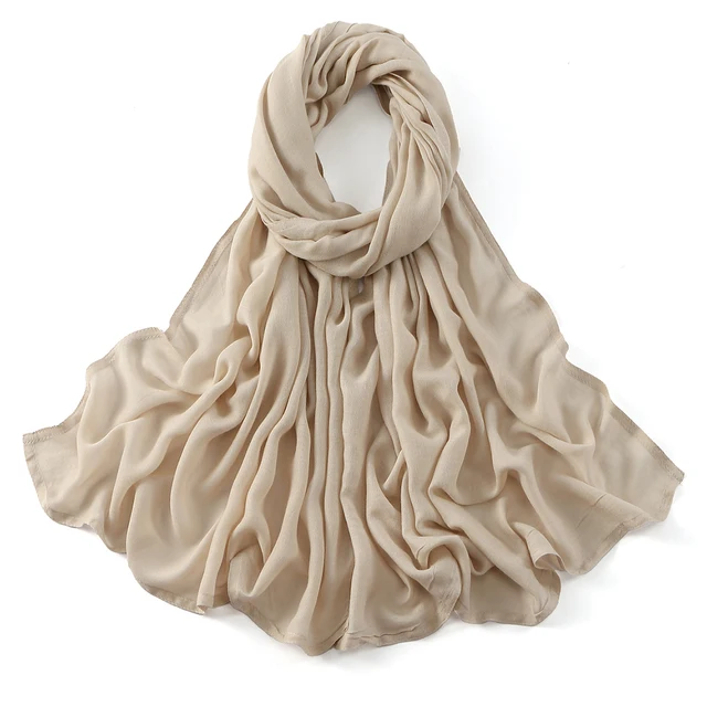 185*75 cm musulman Modal Hijab rayonne coton châles pour femmes mince plaine écharpe grande taille foulard islamique Turban bandeau