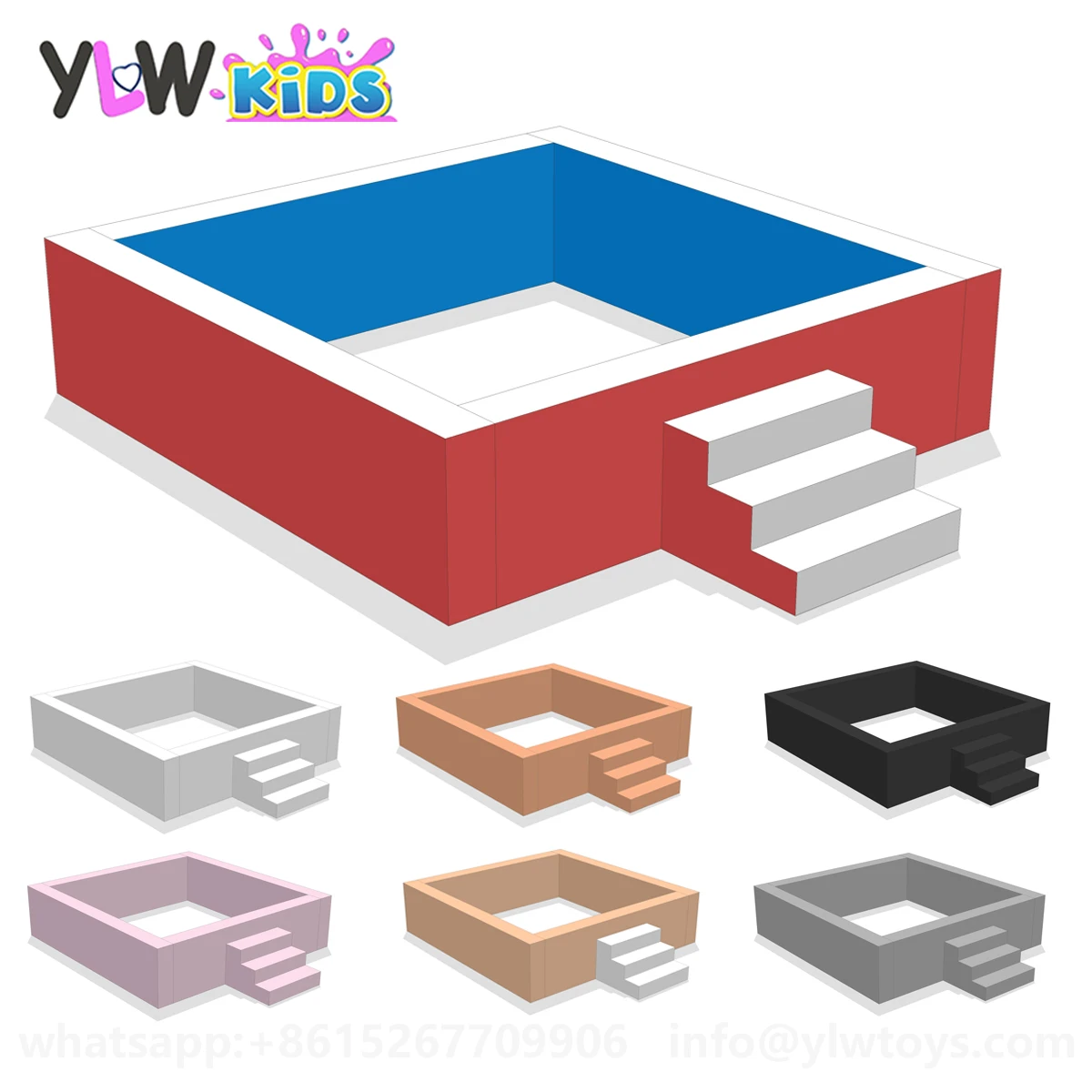 

YLWCNN Playground Park Soft Ball Pit Customized Soft Pool Playing Fun Zone Baby Foam Wooden Playpens Full Sponge Toys
