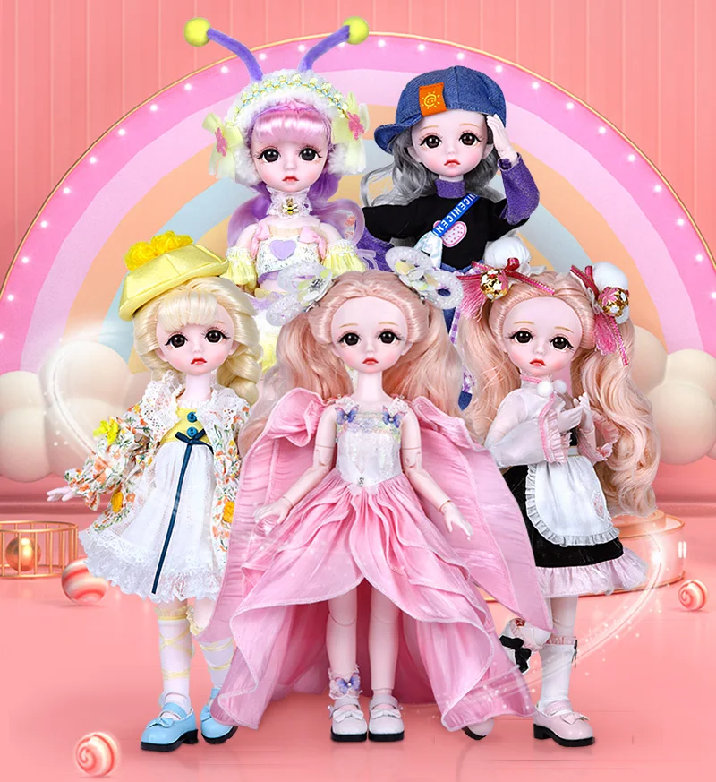 DBS DREAM FAIRY Doll 1/6 BJD Name by Cool Angel Mechanical Joint Body With Makeup Candy SD Anime Girl