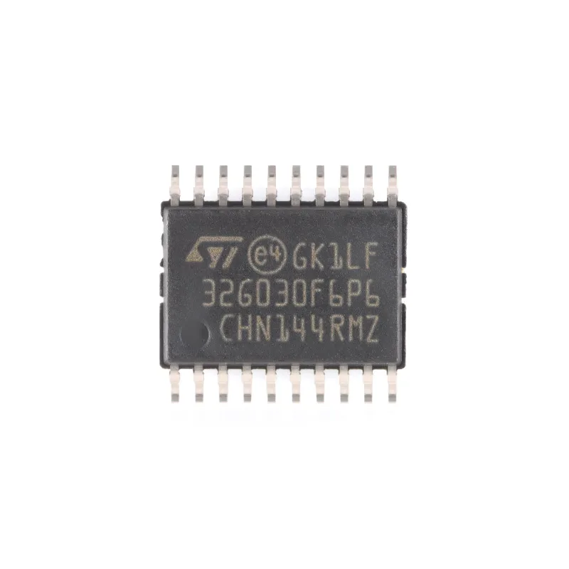 

10pcs/Lot STM32G030F6P6 TSSOP-20 ARM Microcontrollers - MCU Mainstream Value-Line Arm Cortex-M0+ MCU 32 Kbytes of Flash 8 Kbytes