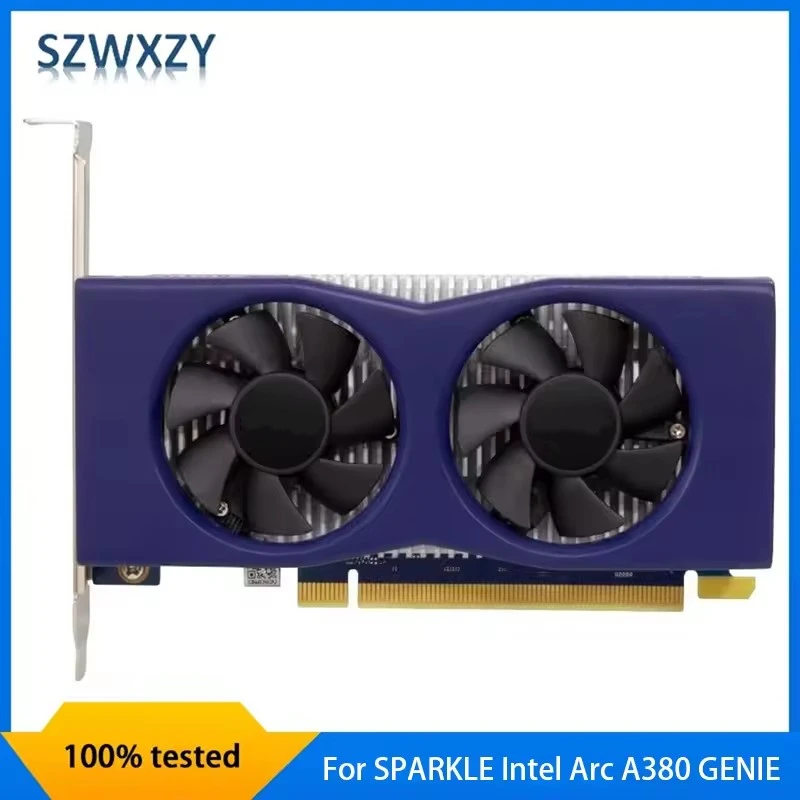 SPARKLE　Intel Arc A380 GENIE SA380G-6G　PCIExp 6GB Amazon.com: Sparkle Intel Arc A380 Genie, 6GB GDDR6, Low