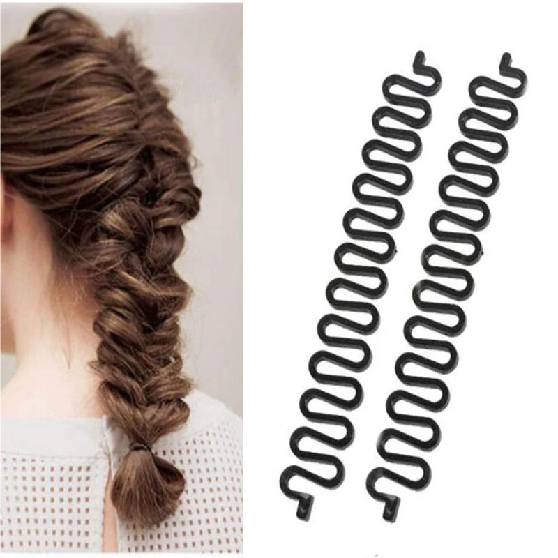 Fishbone Braid Wave Braid Plate Hair Trimmer Styler Fishbone Curling iron Twisted braided hair styling tool