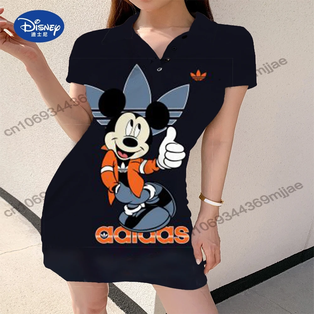 

POLO Dress 2000s Clothes Y2k Streetwear Disney Cheap Dresses With Free Shipping V-neck Formal Dresses for Woman 2023 Skirts New