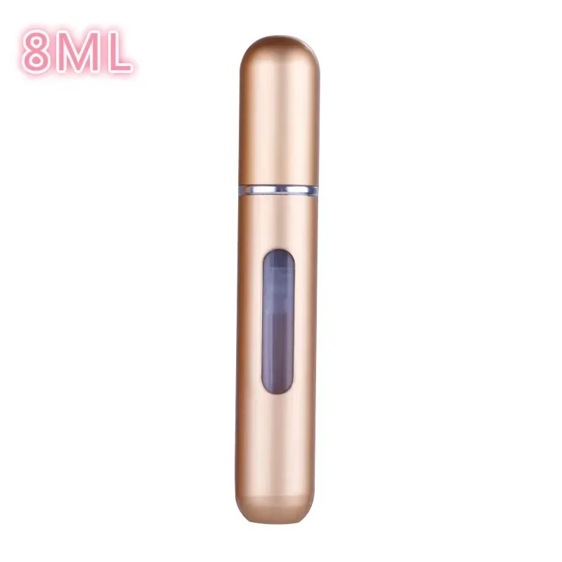 Compact Refillable Travel Perfume Atomizer - Portable 8ml/5ml Spray Bottle