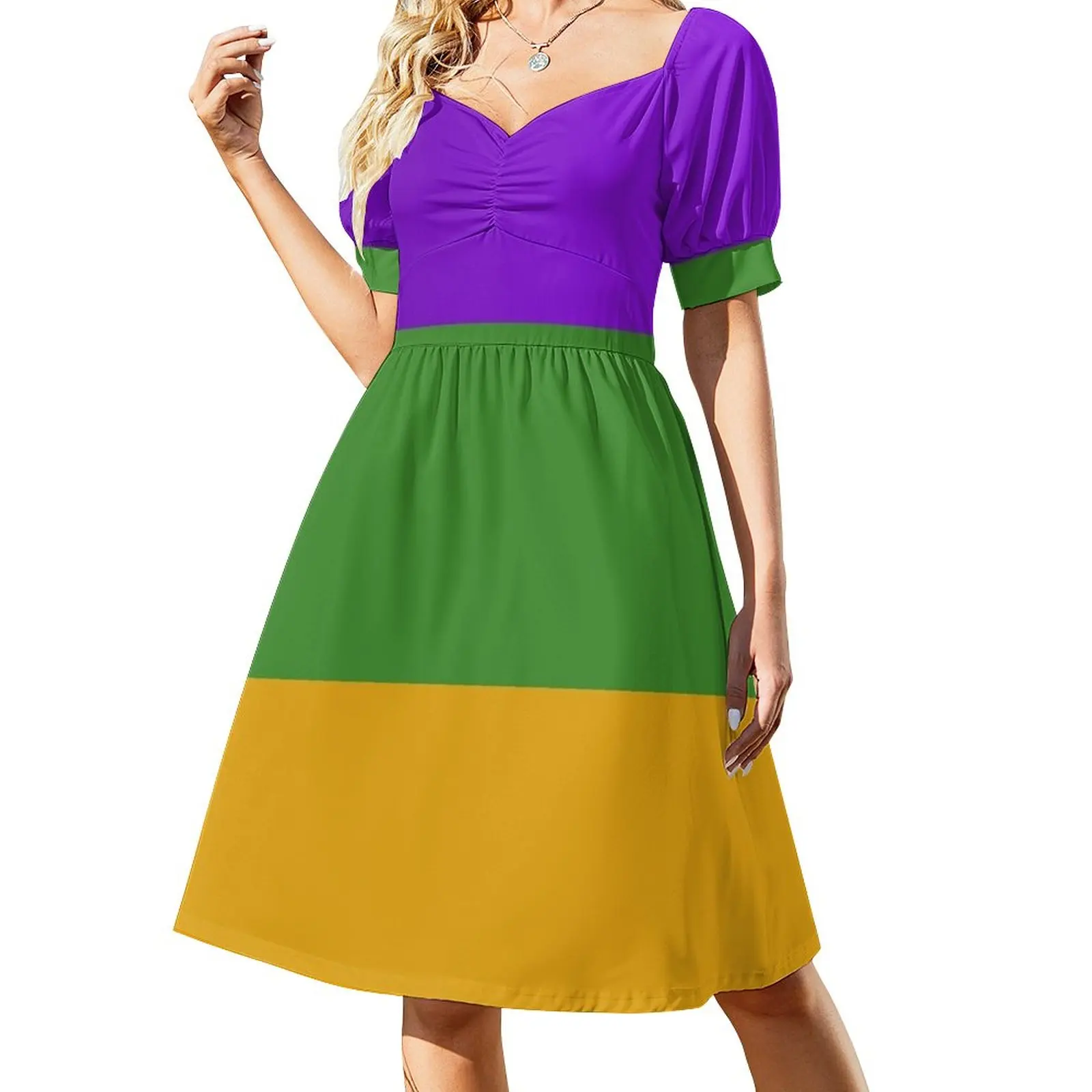

Mardi Gras Colors Dress women's clothing trend 2023 women's luxury party dress