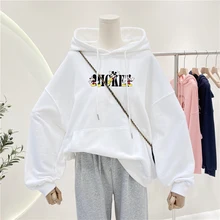 

Disney Sweatshirts Women White Women's Gown With A Hood Hoodies Ladies Long Sleeve Casual Hooded Pullover Clothes Sweatshirt