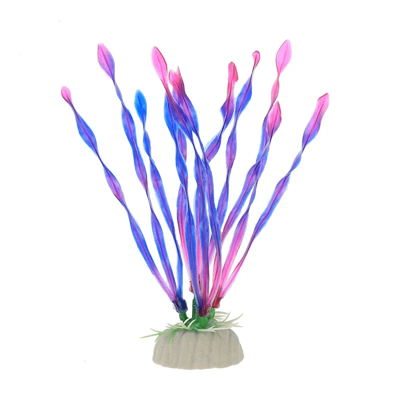 Piante Acquatiche Simulate Acquario Erba Acquario Decorazione Paesaggio Pianta Finta Pesce Erba Striscia Acqua Alghe Erba