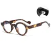 Retro Round Frame Myopia Glasses for Men Anti Blue Light Optical Eyewear Reading Eyeglasses Diopter 0~-600 Can Be Customizable 4
