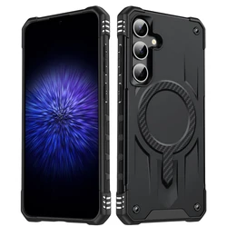 Armor Shockproof Magnetic Phone Case with Enhanced Protection - Galaxy A36 (Black)