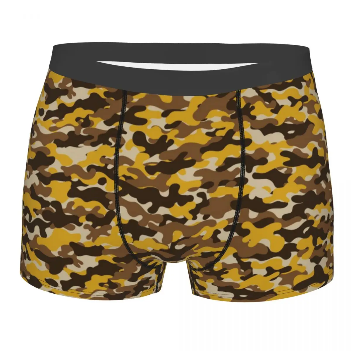 

Men's Camouflage Pattern Boxer Shorts Panties Breathable Underwear Military Male Novelty Plus Size Underpants