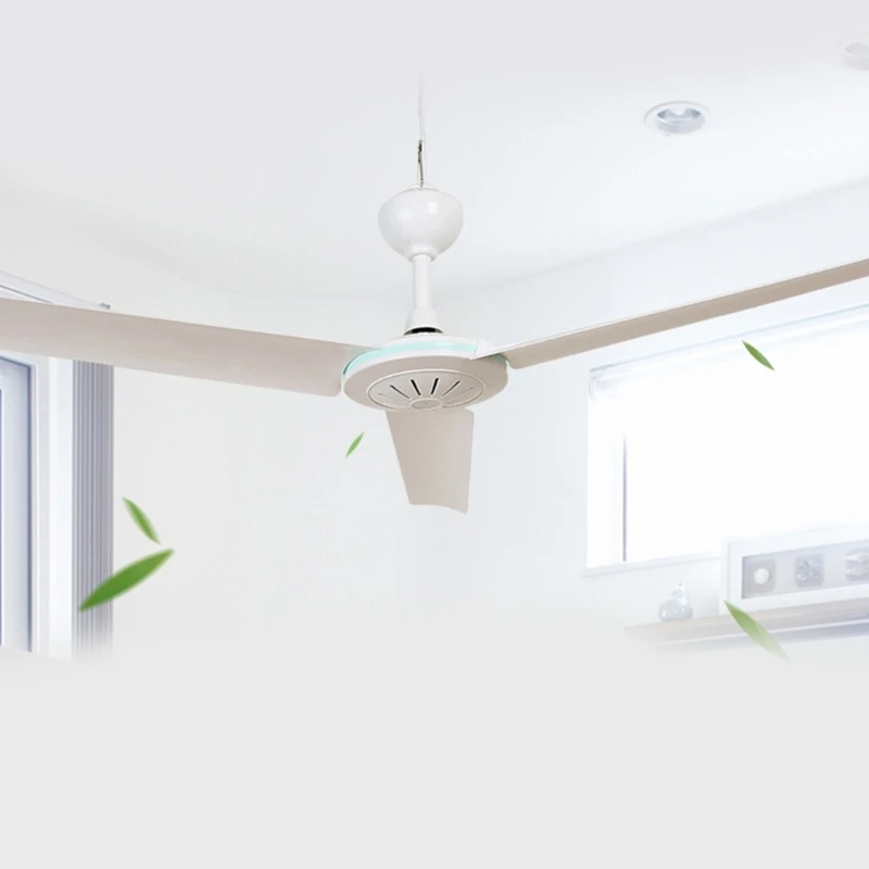 DC12V Portable Ceiling Fan 19.7&rdquo;/27.5'' Mini Hanging Ceiling Fan 3 Leaves Camping Tent Fans for Outdoor