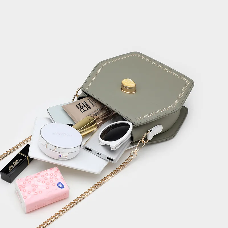 New bag female summer fresh and simple one-shoulder chain bag fashion all-match mini portable diagonal bag