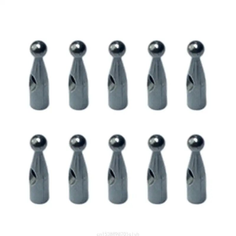 Pack Of 10 Professional Umbrella Tail Beads Metal For 4mm Umbrella Assembly 85AC