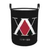 Custom Hunter X Hunter Association Laundry Basket Collapsible Japanese Anime Manga Hxh Clothes Hamper for  Kids Toys Storage Bin 1