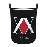 Custom Hunter X Hunter Association Laundry Basket Collapsible Japanese Anime Manga Hxh Clothes Hamper for  Kids Toys Storage Bin 1
